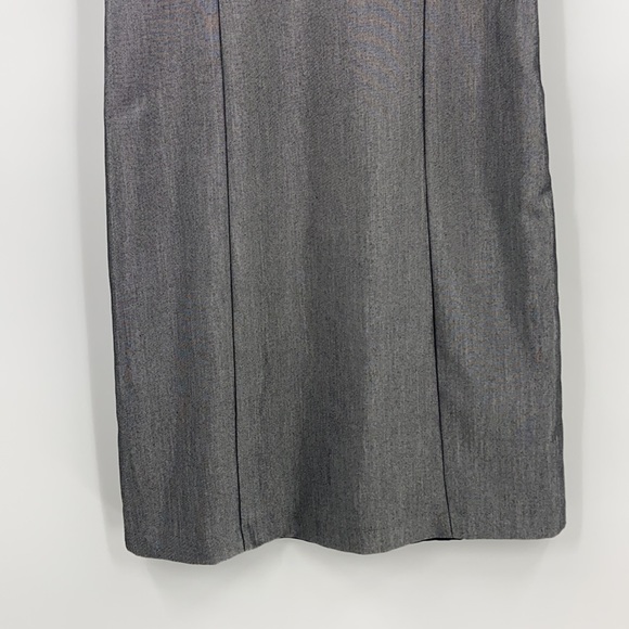 Sandra Darren elegant grey shimmer sheath dress size 6 - Picture 11 of 15